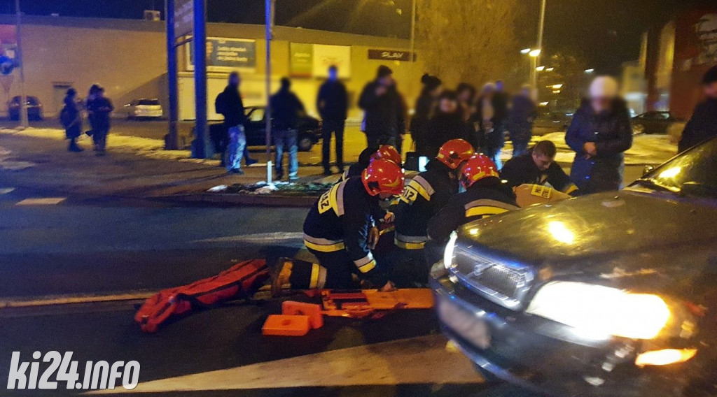 Potrącenie kobiety na ul. Miechowickiej