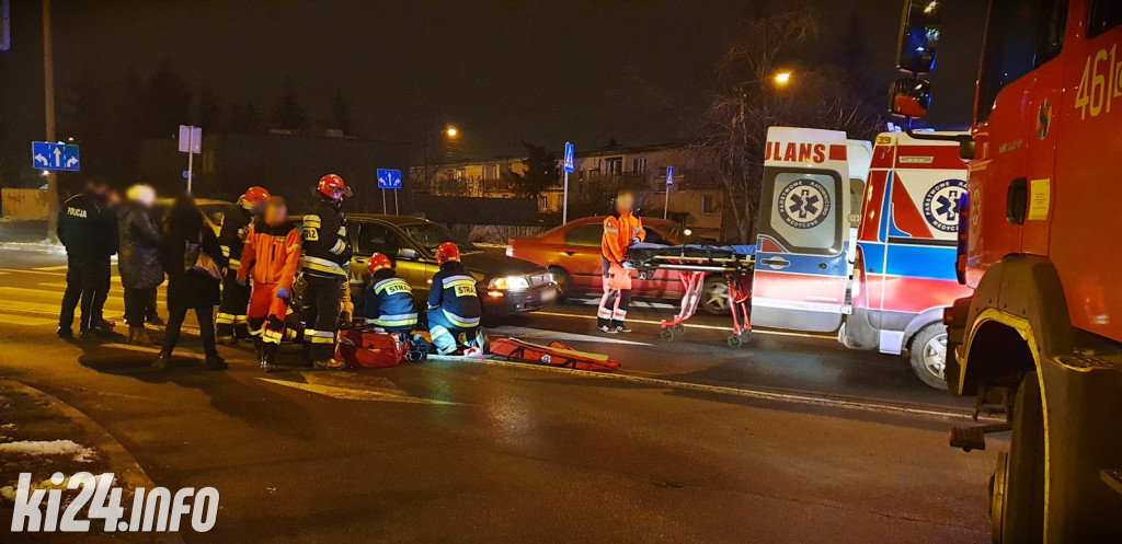 Potrącenie kobiety na ul. Miechowickiej