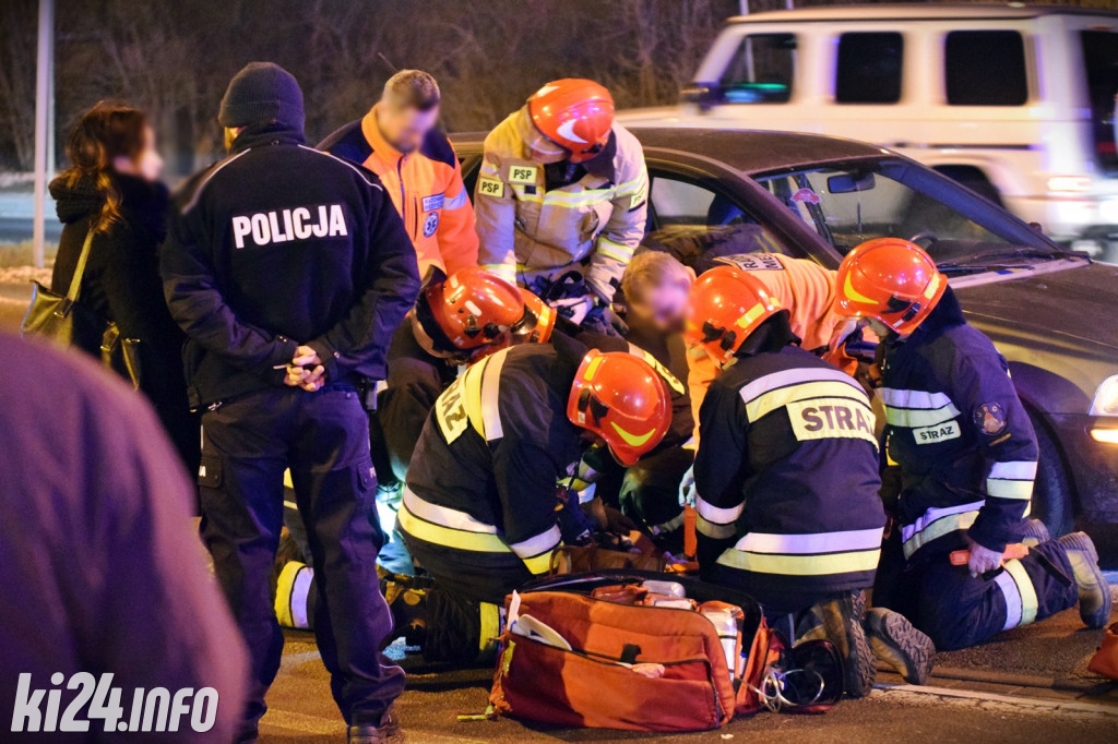Potrącenie kobiety na ul. Miechowickiej