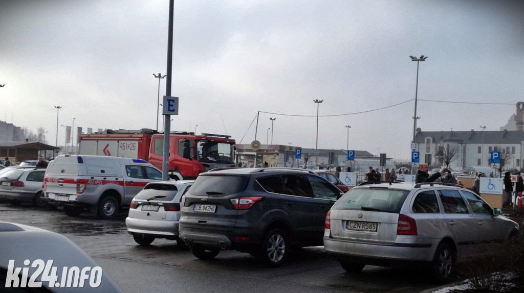 Alarm bombowy w Galerii Solnej