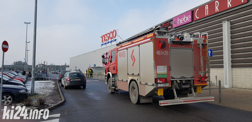Alarm bombowy w Galerii Solnej