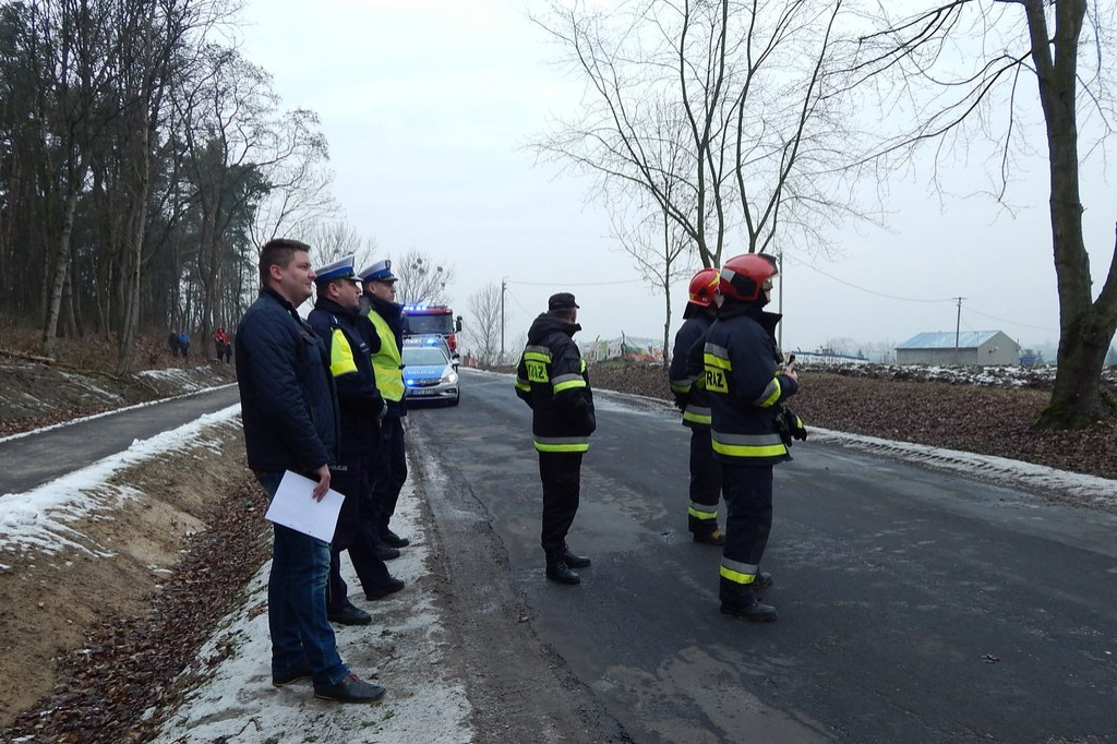 Wypadek przy wycince drzew
