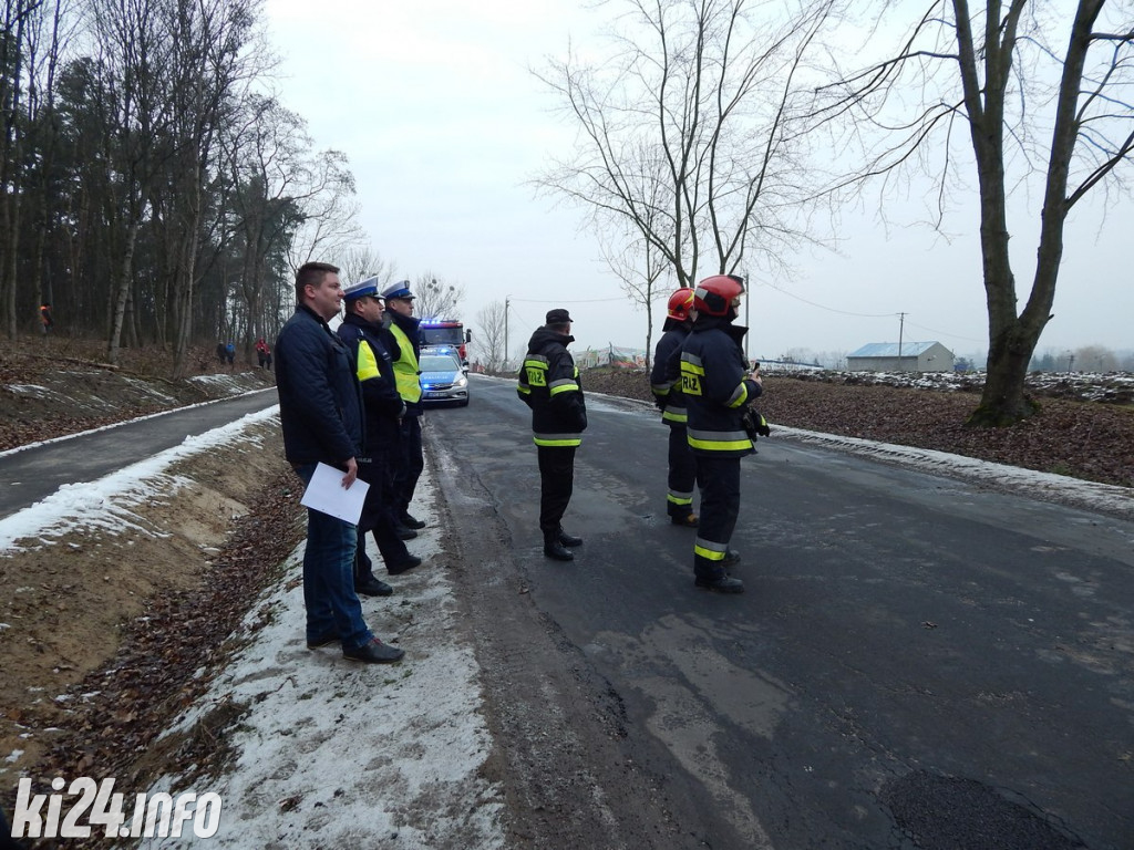 Wypadek przy wycince drzew