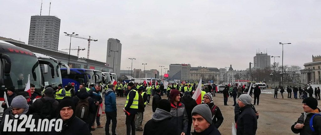 Protest rolników w Warszawie