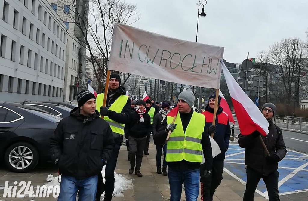 Protest rolników w Warszawie