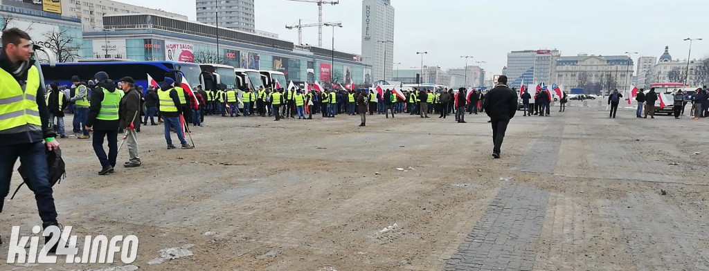 Protest rolników w Warszawie