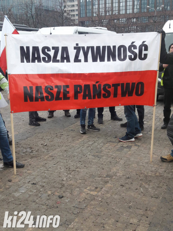 Protest rolników w Warszawie