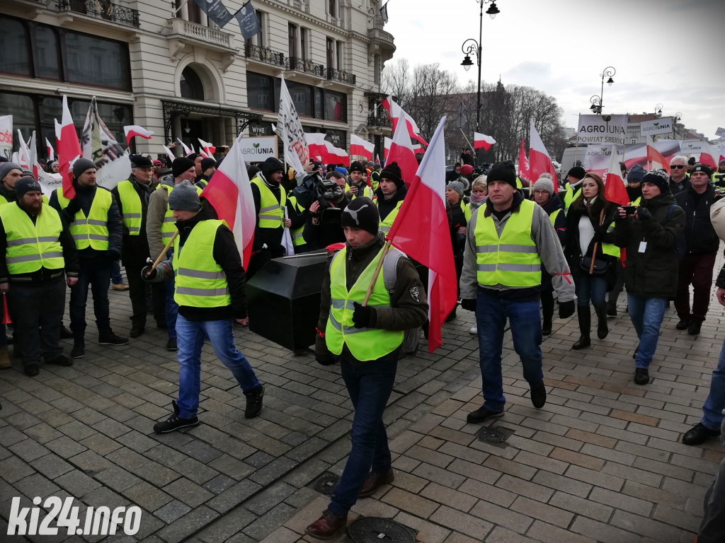 Protest rolników w Warszawie