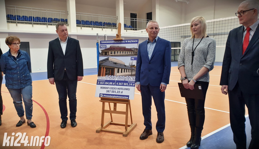 Hala w Mątwach po remoncie