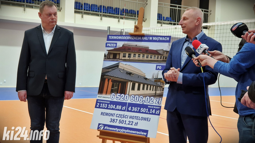 Hala w Mątwach po remoncie