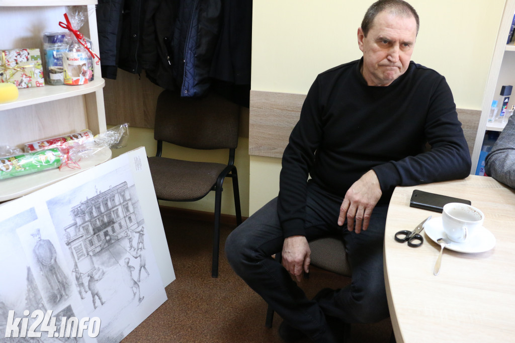 Projekt drzwi do kościoła św. Mikołaja