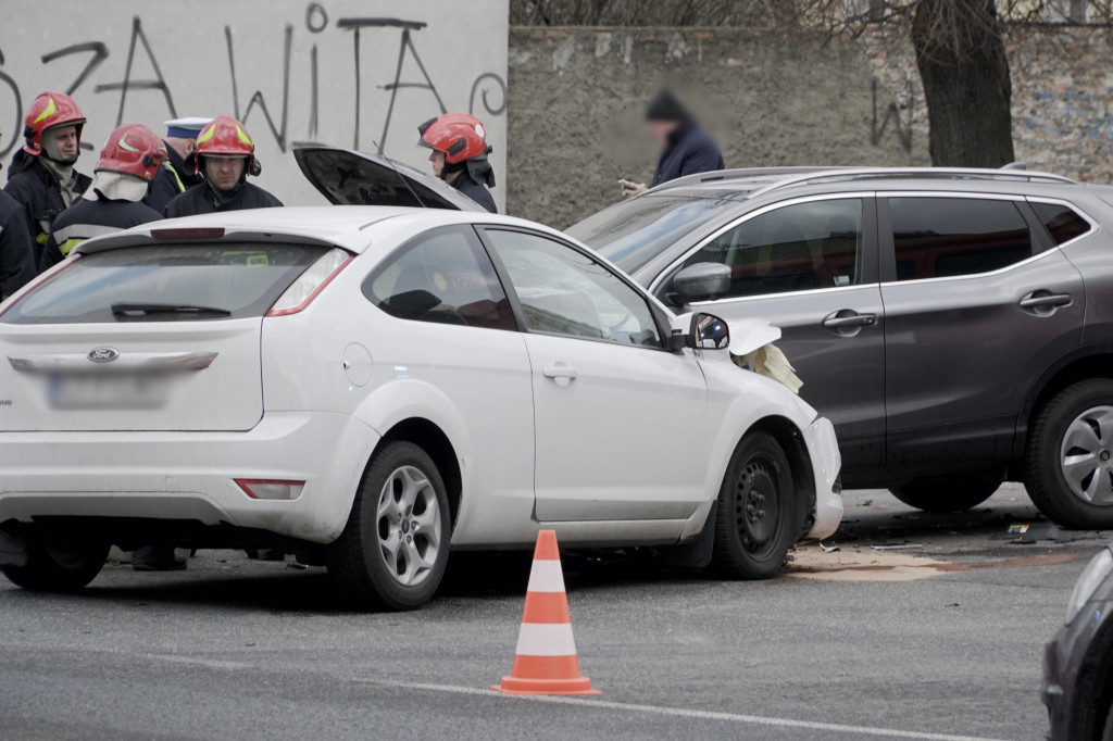 Groźny wypadek na skrzyżowaniu Dworcowej i Metalowców