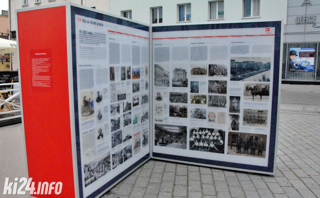 Niepodległościowa wystawa na inowrocławskim Rynku