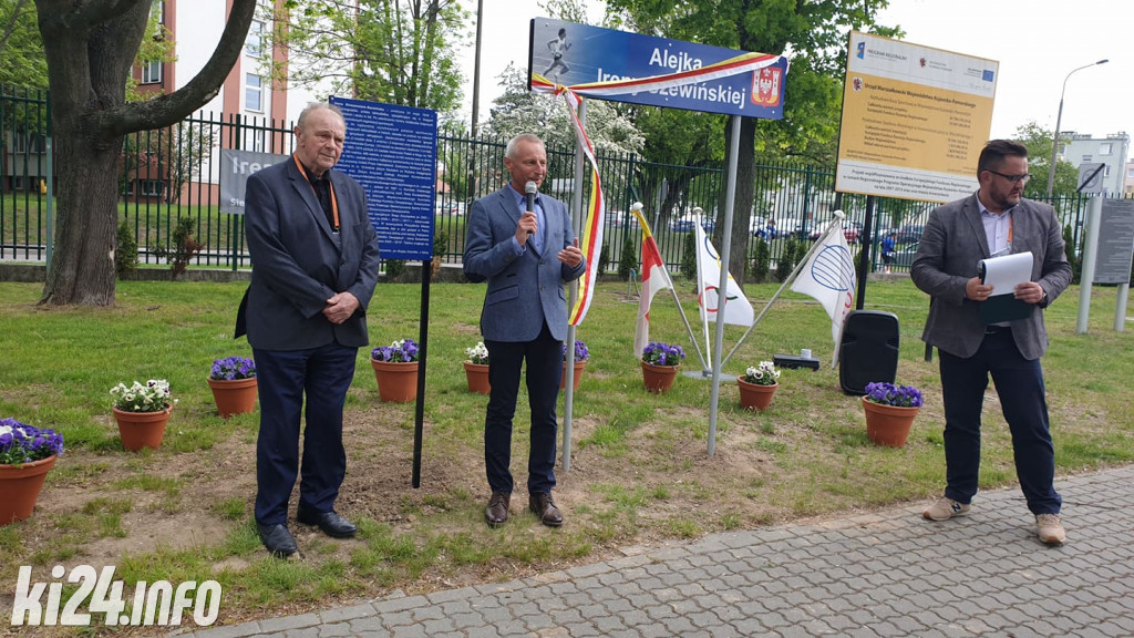 Na stadionie upamiętniają wybitną biegaczkę