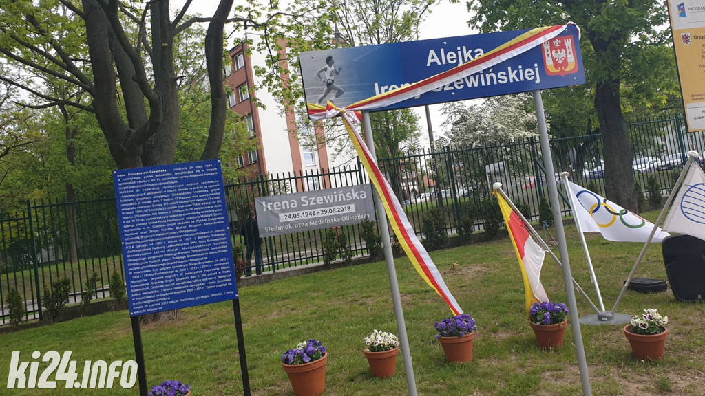 Na stadionie upamiętniają wybitną biegaczkę