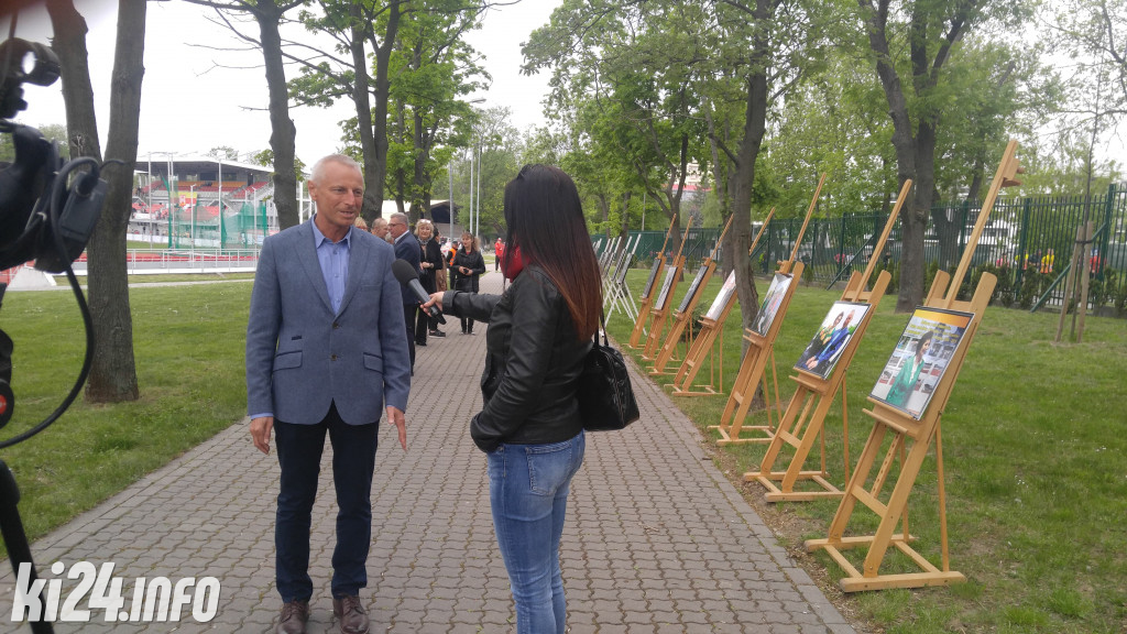 Na stadionie upamiętniają wybitną biegaczkę
