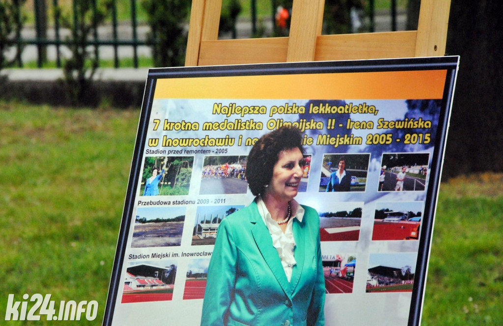 Na stadionie upamiętniają wybitną biegaczkę