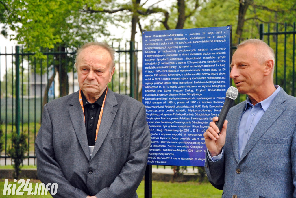 Na stadionie upamiętniają wybitną biegaczkę