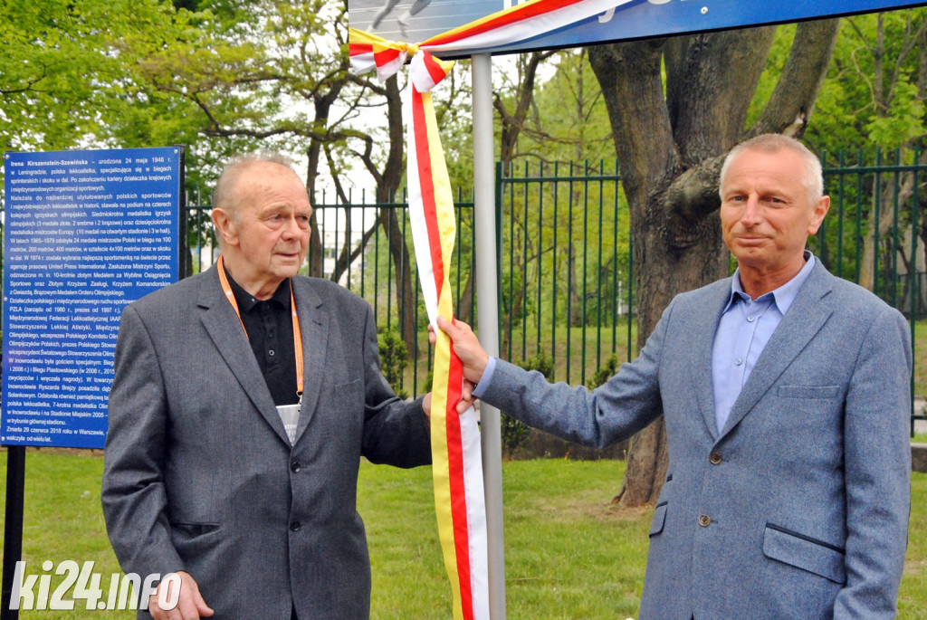 Na stadionie upamiętniają wybitną biegaczkę