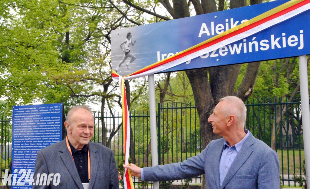 Na stadionie upamiętniają wybitną biegaczkę