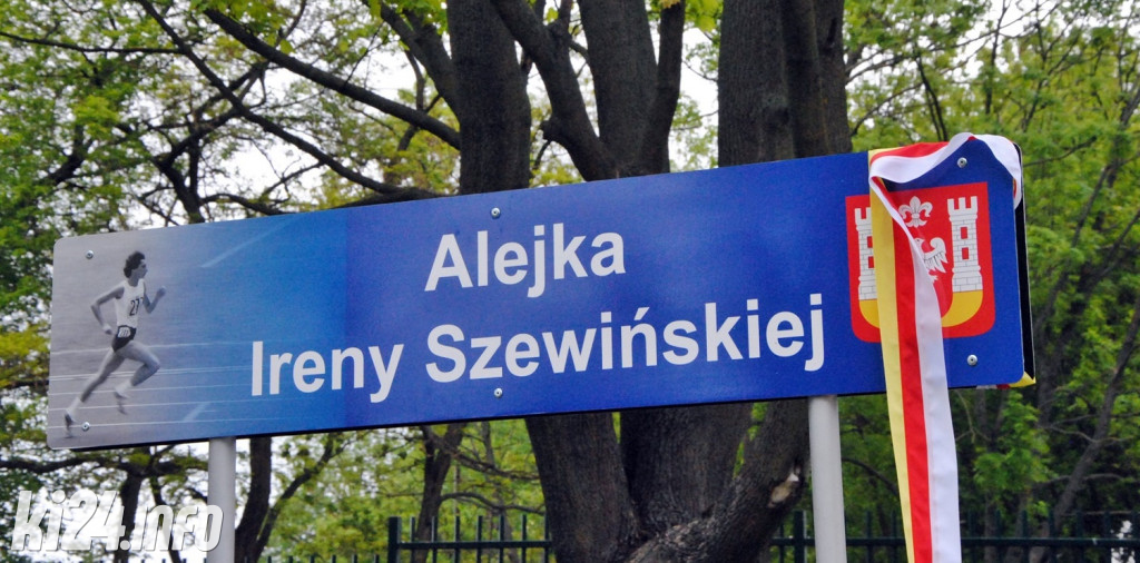 Na stadionie upamiętniają wybitną biegaczkę