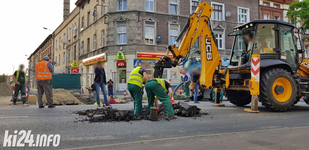 Awaria wodociągu na Toruńskiej