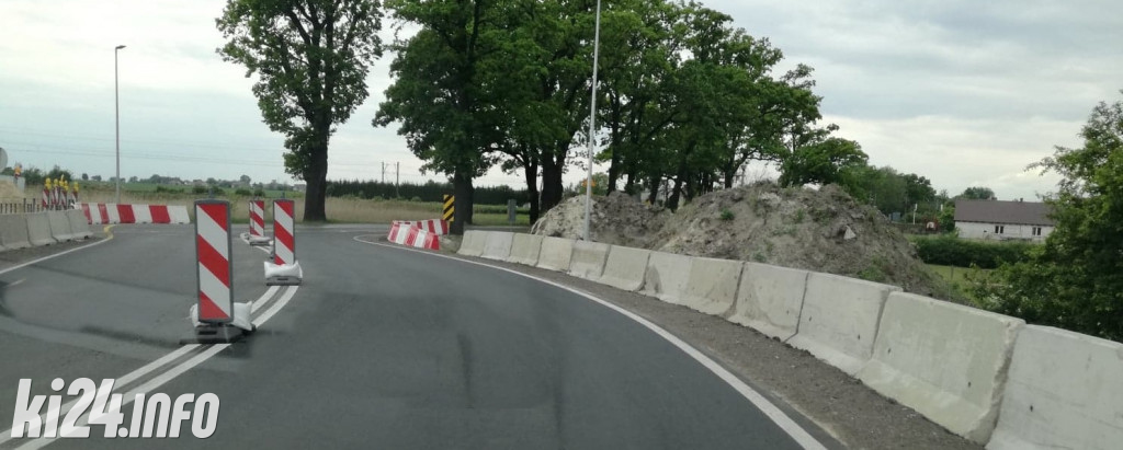 Utrudnienia drogowe w Sławęcinku