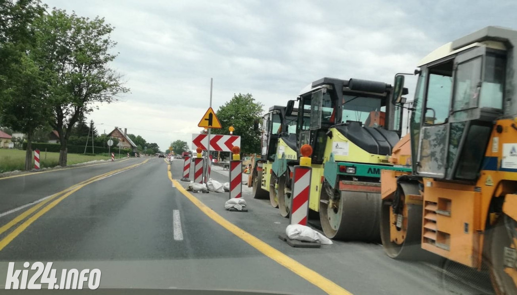 Utrudnienia drogowe w Sławęcinku