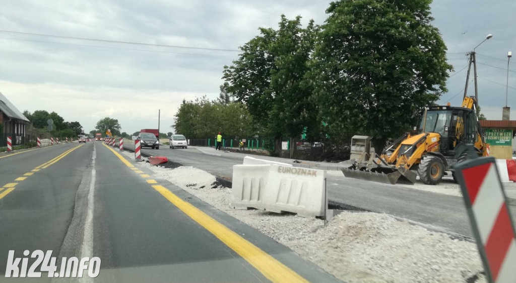 Utrudnienia drogowe w Sławęcinku