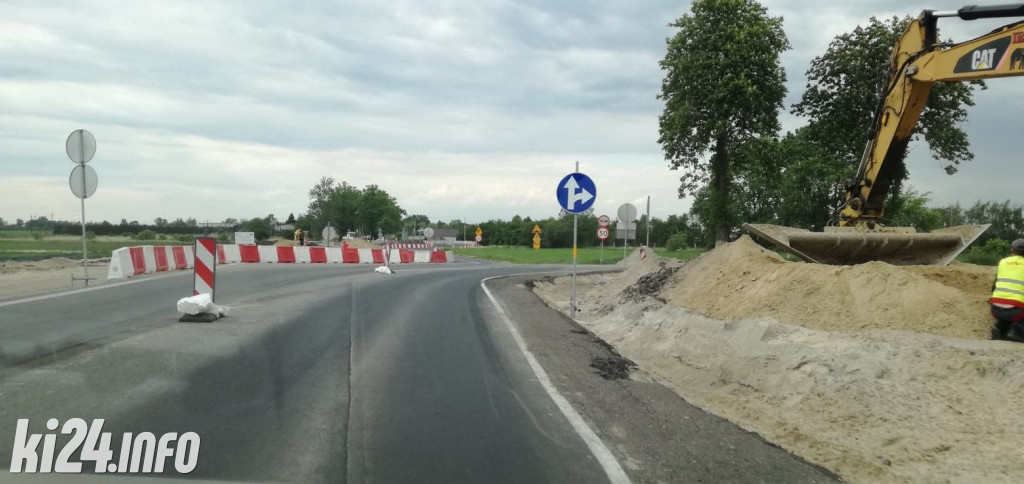Utrudnienia drogowe w Sławęcinku
