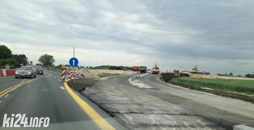 Utrudnienia drogowe w Sławęcinku