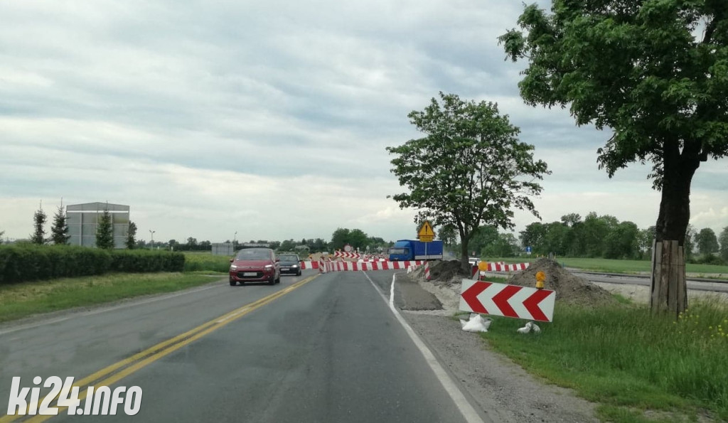 Utrudnienia drogowe w Sławęcinku