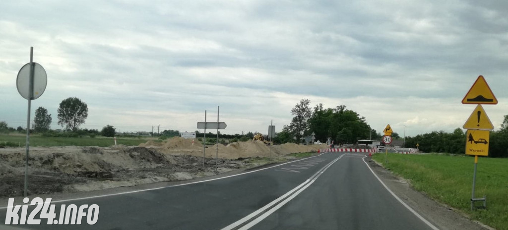 Utrudnienia drogowe w Sławęcinku