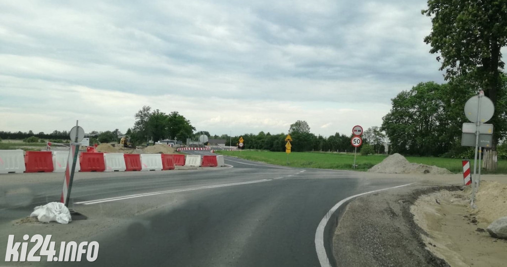 Utrudnienia drogowe w Sławęcinku