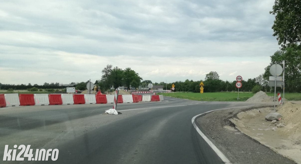 Utrudnienia drogowe w Sławęcinku