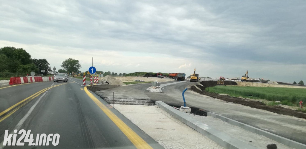 Utrudnienia drogowe w Sławęcinku