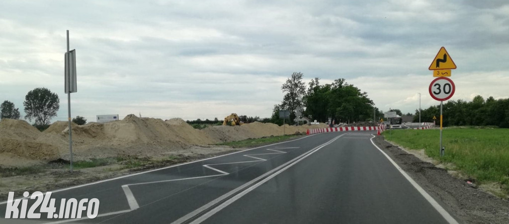 Utrudnienia drogowe w Sławęcinku