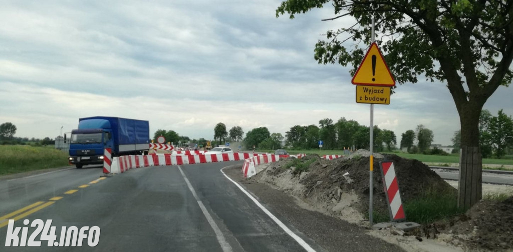 Utrudnienia drogowe w Sławęcinku