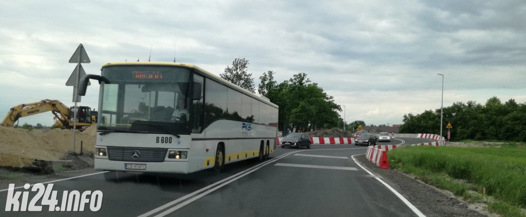 Utrudnienia drogowe w Sławęcinku