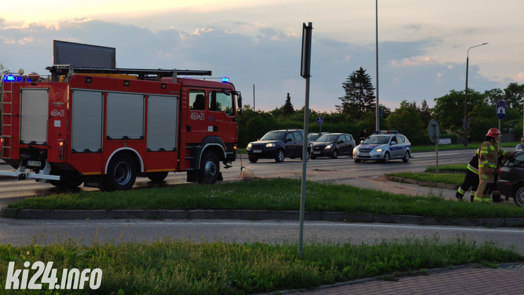 Wypadek koło szpitala