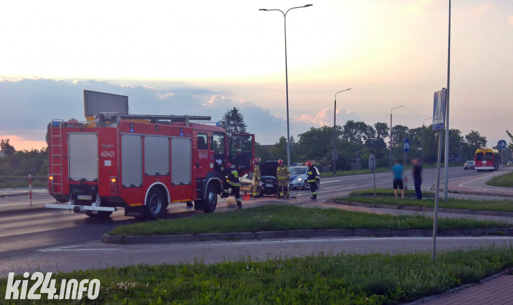 Wypadek koło szpitala