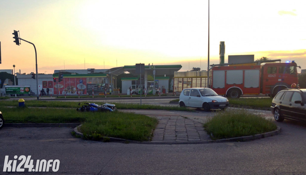 Wypadek koło szpitala