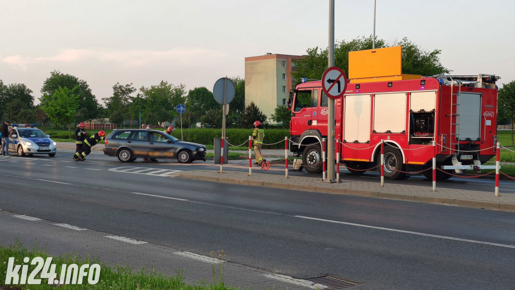 Wypadek koło szpitala