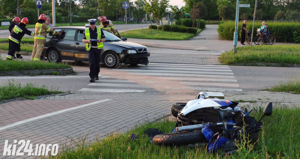 Wypadek koło szpitala