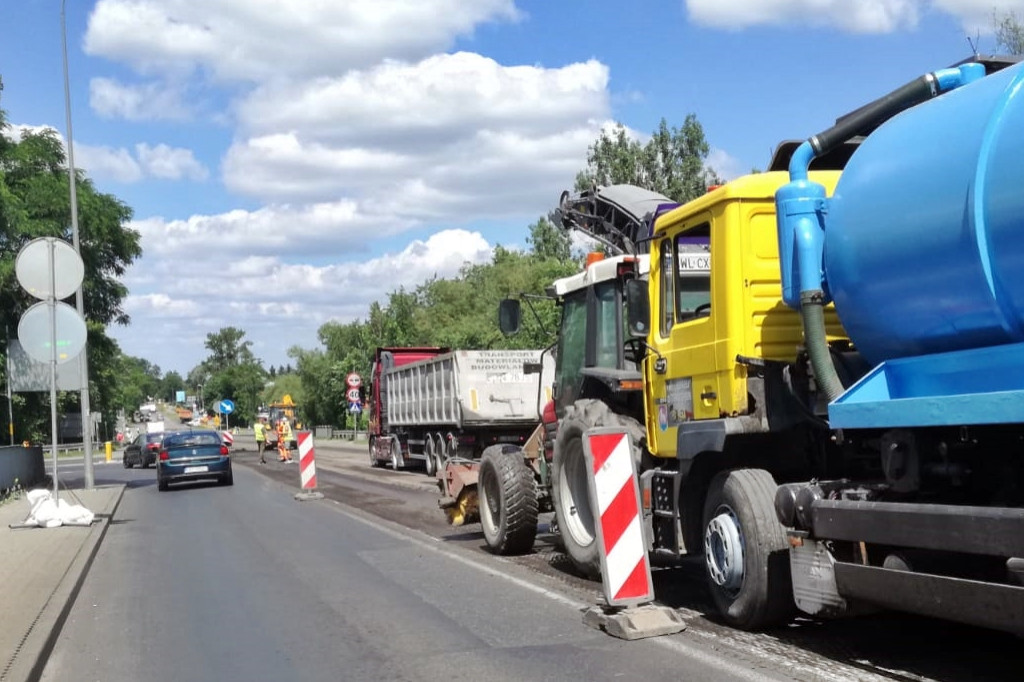 Wielki korek na Dworcowej