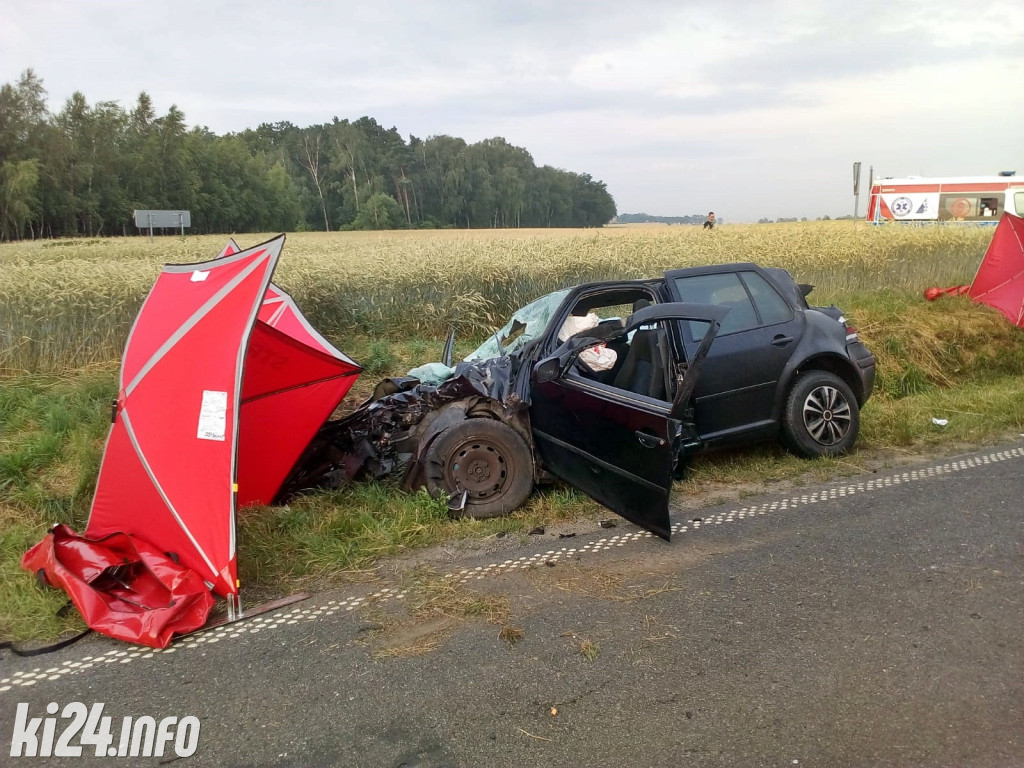 Wypadek w Łąkocinie