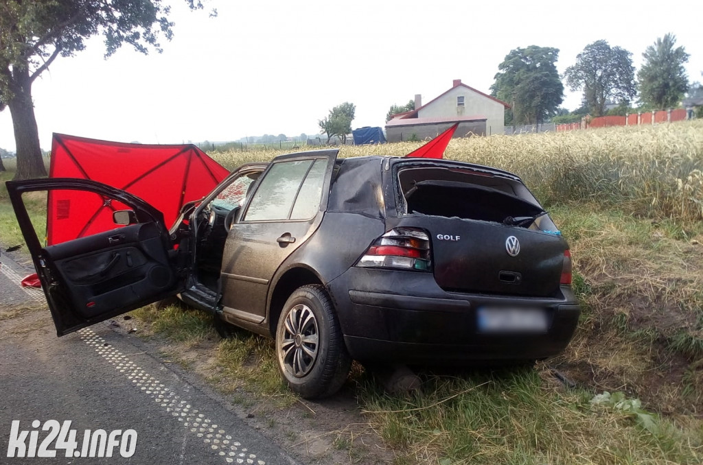 Wypadek w Łąkocinie
