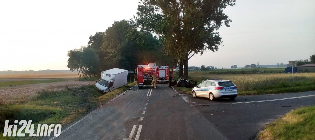 Wypadek w Łąkocinie