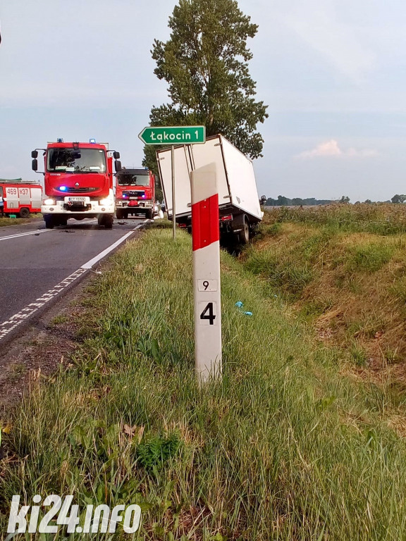 Wypadek w Łąkocinie