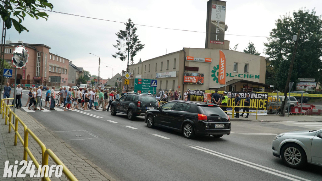 Manifestacja w Strzelnie ws. obwodnicy